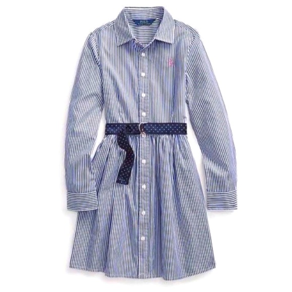 Polo Ralph Lauren Other - POLO RALPH LAUREN button down long sleeve pin stripe shirtdress.